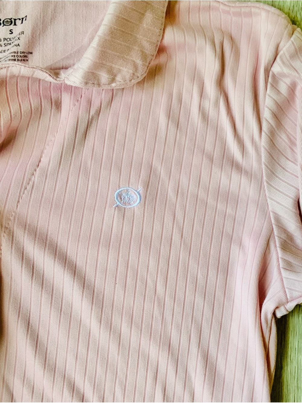 Born Ribbed Button Down Top & Shorts Pajama Set Small - Picture 8 of 14